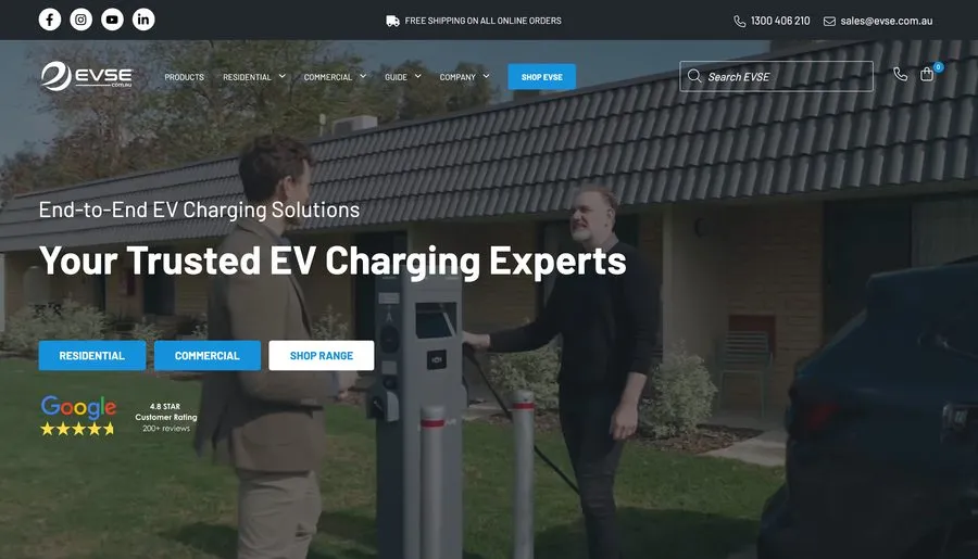The EVSE website