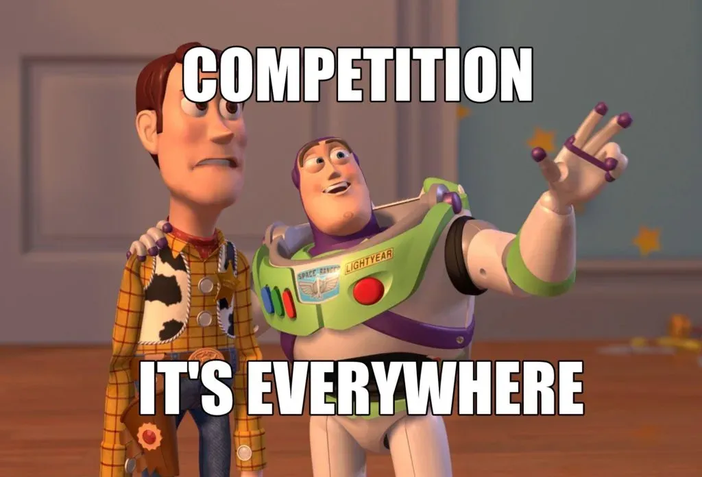Woody and Buzz meme: competition, it's everywhere
