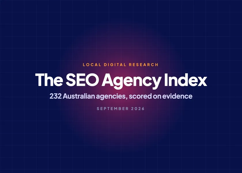 The Australian SEO Agency Index, September 2026