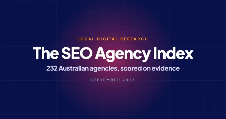The Australian SEO Agency Index, September 2026