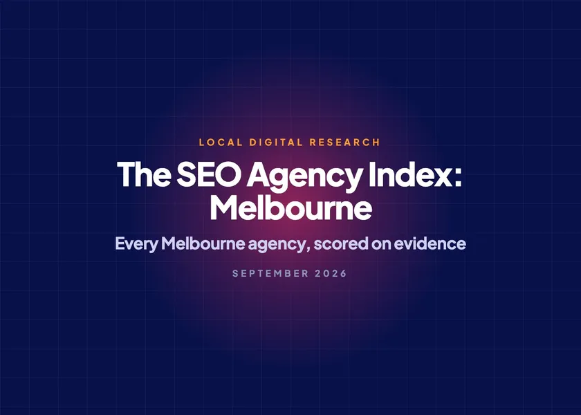 The Australian SEO Agency Index, Melbourne, September 2026