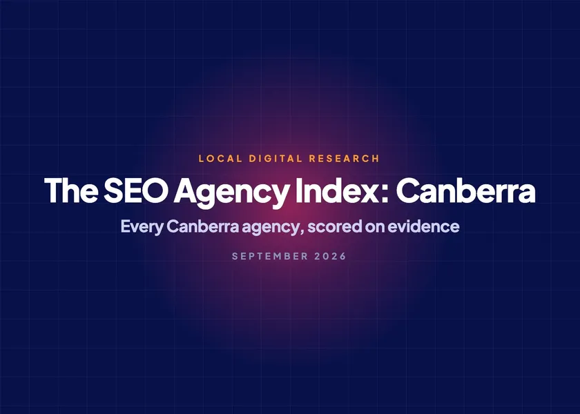 The Australian SEO Agency Index, Canberra, September 2026