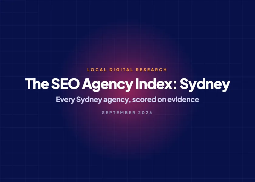 The Australian SEO Agency Index, Sydney, September 2026