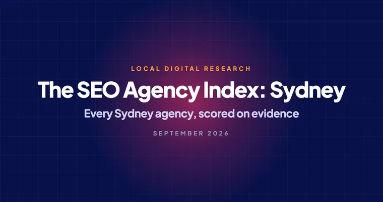 The Australian SEO Agency Index, Sydney, September 2026