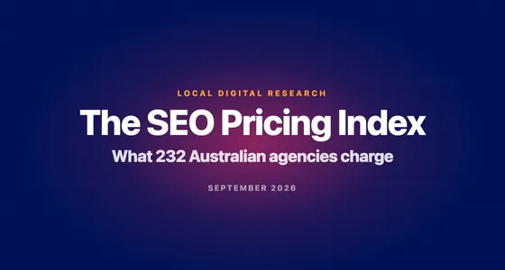 Chart of published monthly SEO prices from 232 Australian agencies