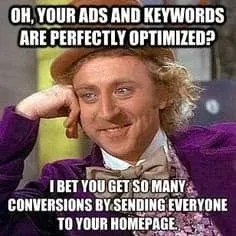 The Google Ads policy review screen
