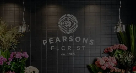 The Pearsons Florist shopfront flower display