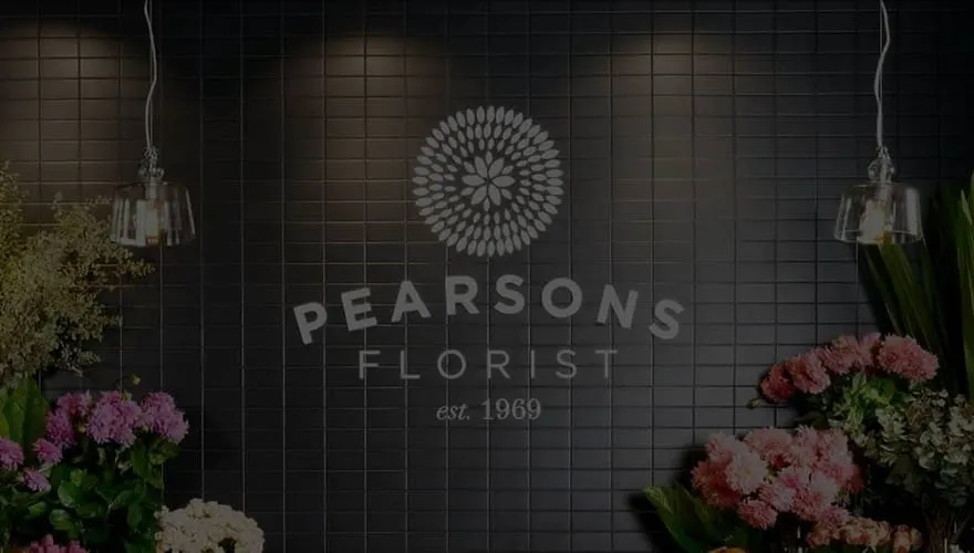 The Pearsons flower and gift display in store