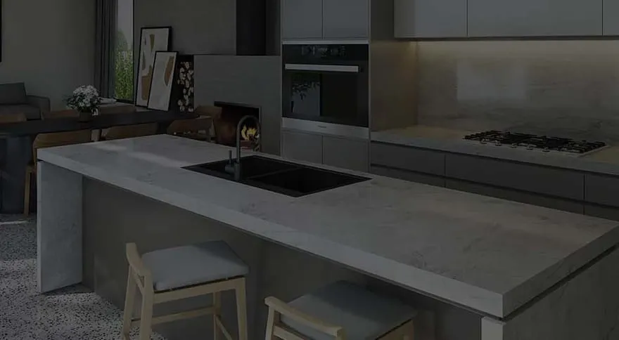 A 3D-rendered kitchen interior by SuperCheap3D