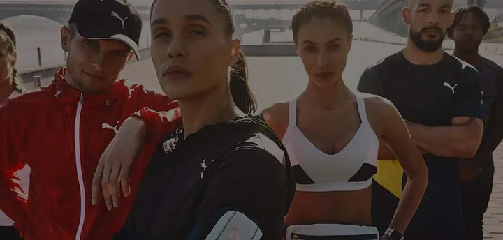A group of athletes in training gear, from IN SPORT