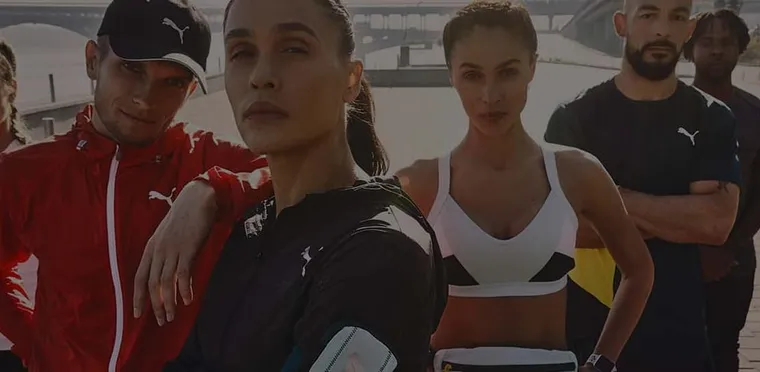 A group of athletes in training gear, from IN SPORT