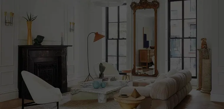 A styled living room furnished with J&C Homewares pieces