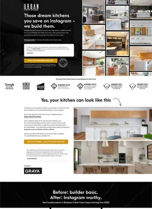 A landing page Postclick built for an Australian business
