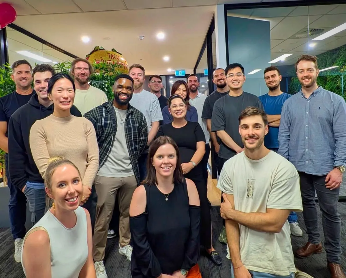 The Local Digital team together in the office