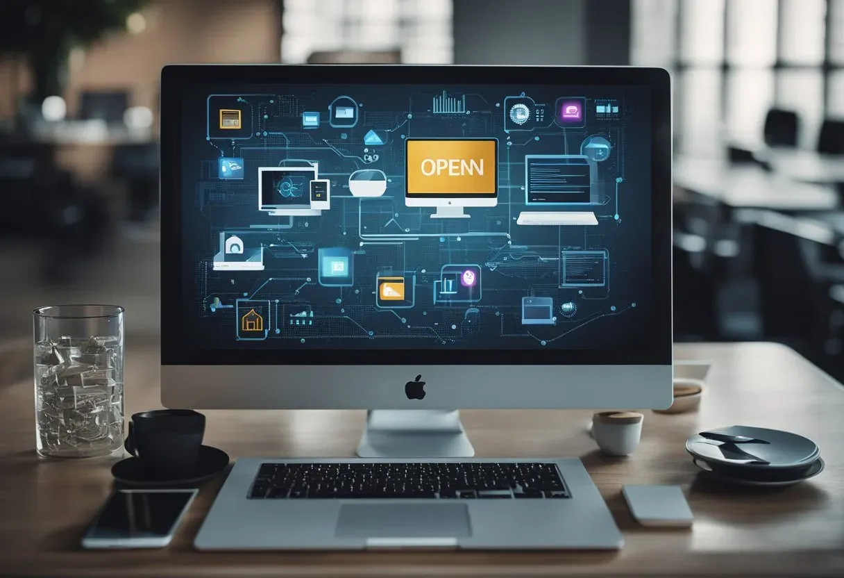 A computer screen displaying various link building techniques with SEO tools and websites open in the background